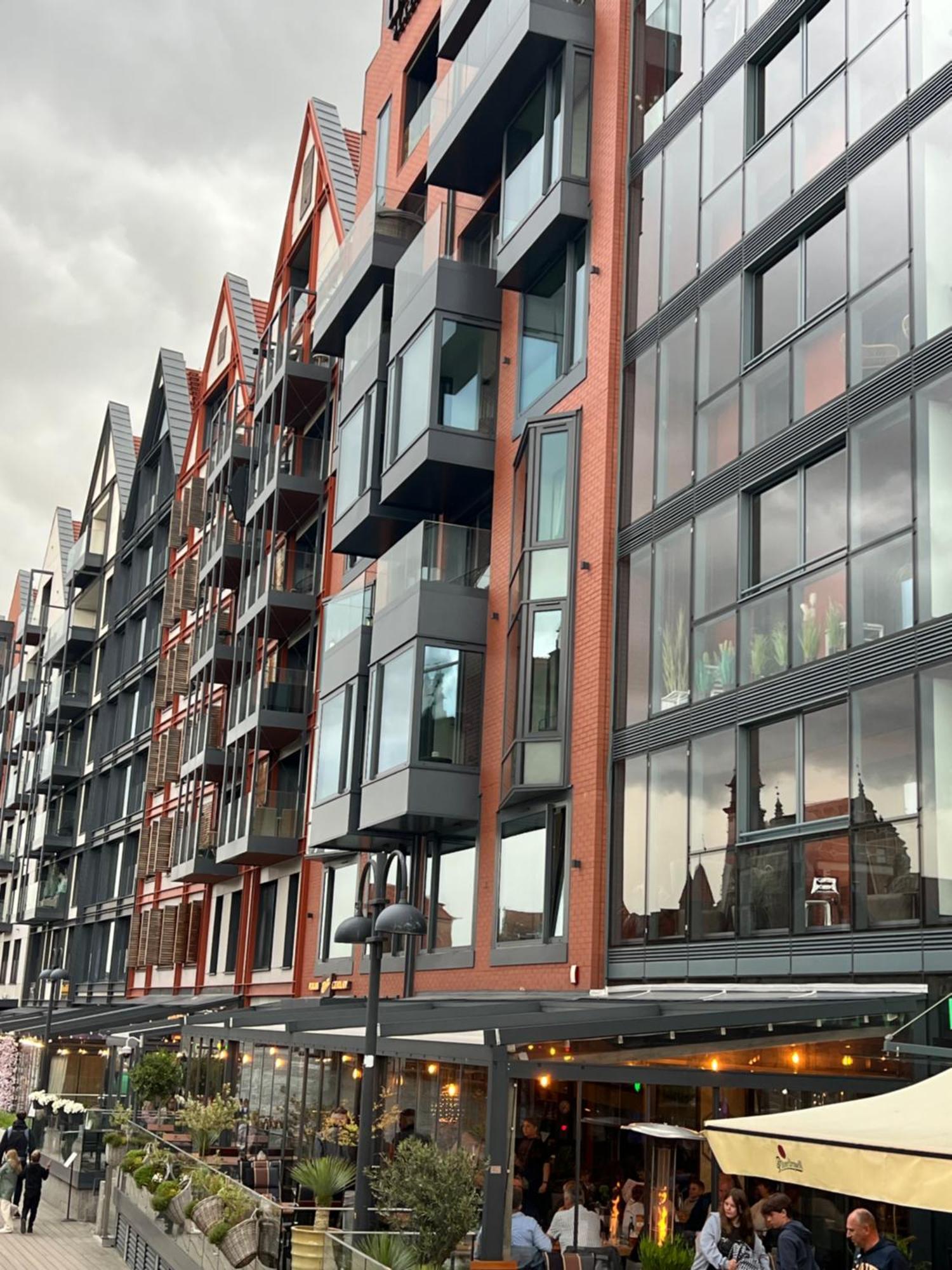 Apartament Chmielna Z Widokiem Na Rzeke Gdansk Bagian luar foto